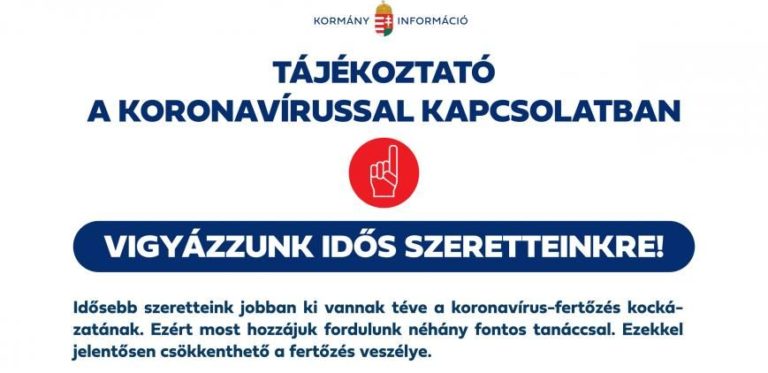 Figyeljünk az idősekre!